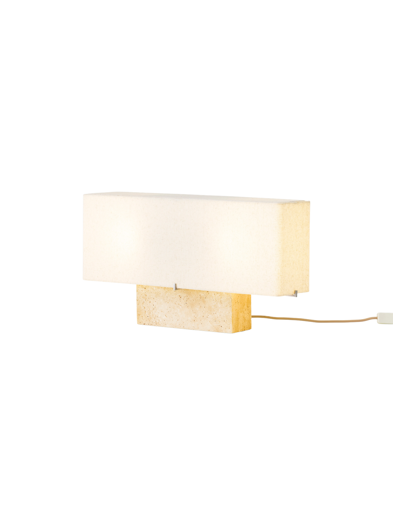 Nonna Table Lamp, Travertine
