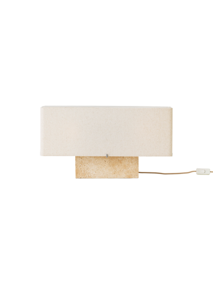 Nonna Table Lamp, Travertine
