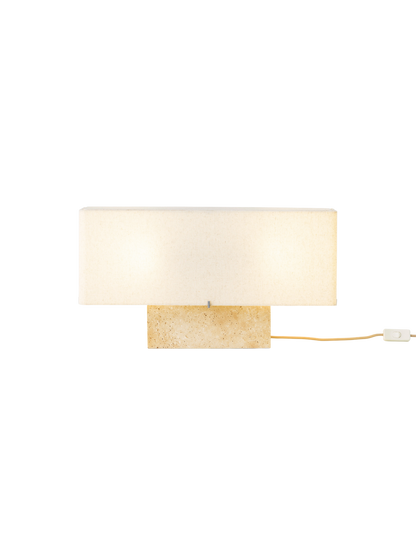 Nonna Table Lamp, Travertine