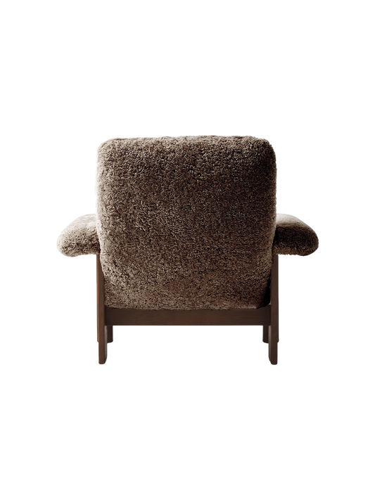 Brasilia Lounge Chair, High Back, Sheepskin