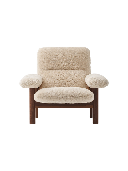 Brasilia Lounge Chair, High Back, Sheepskin
