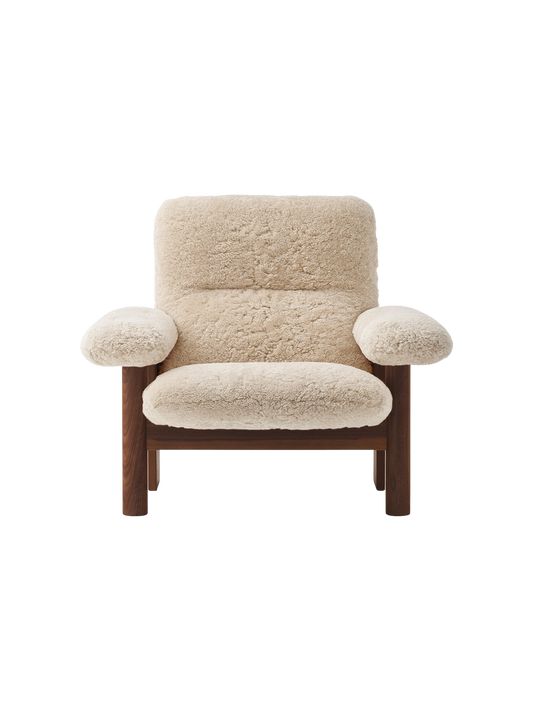 Brasilia Lounge Chair, High Back, Sheepskin