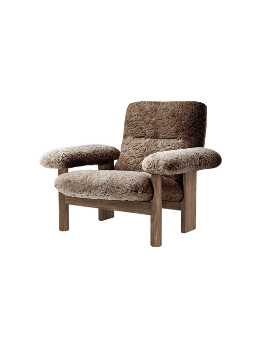 Brasilia Lounge Chair, High Back, Sheepskin