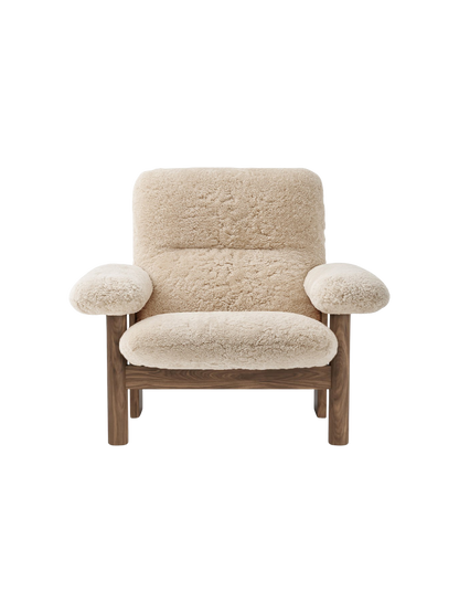 Brasilia Lounge Chair, High Back, Sheepskin