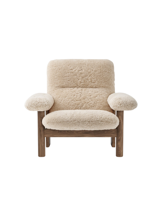 Brasilia Lounge Chair, High Back, Sheepskin