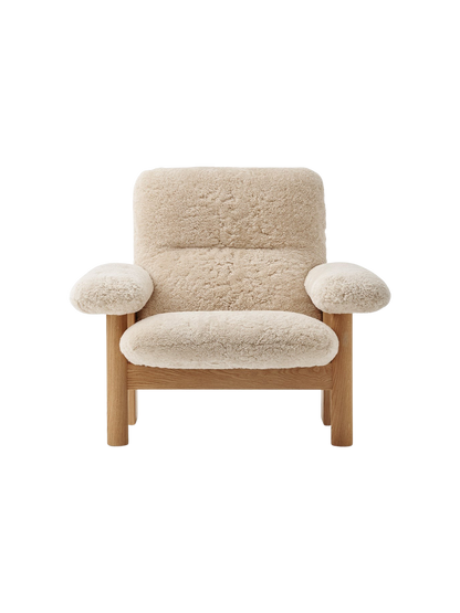 Brasilia Lounge Chair, High Back, Sheepskin