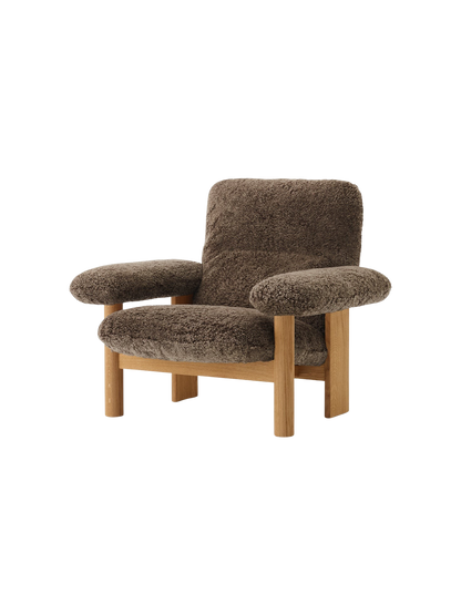 Brasilia Lounge Chair, High Back, Sheepskin