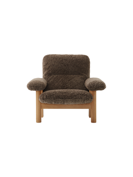 Brasilia Lounge Chair, High Back, Sheepskin