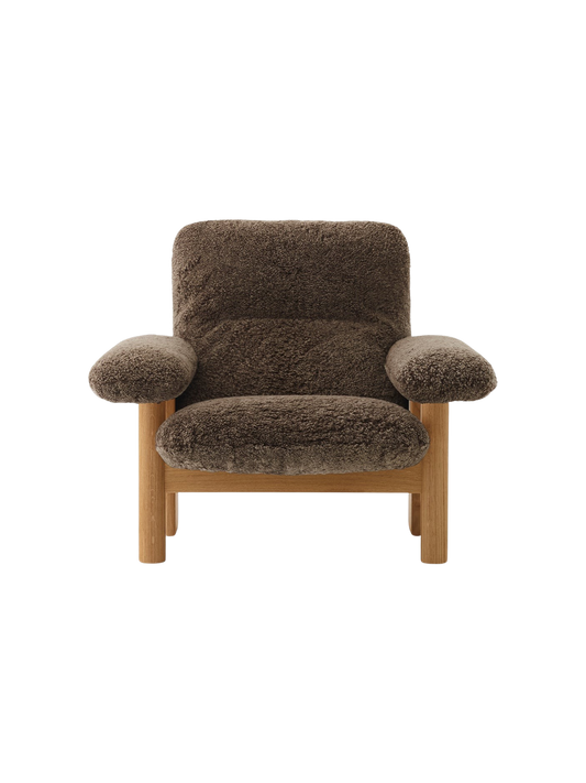 Brasilia Lounge Chair, High Back, Sheepskin