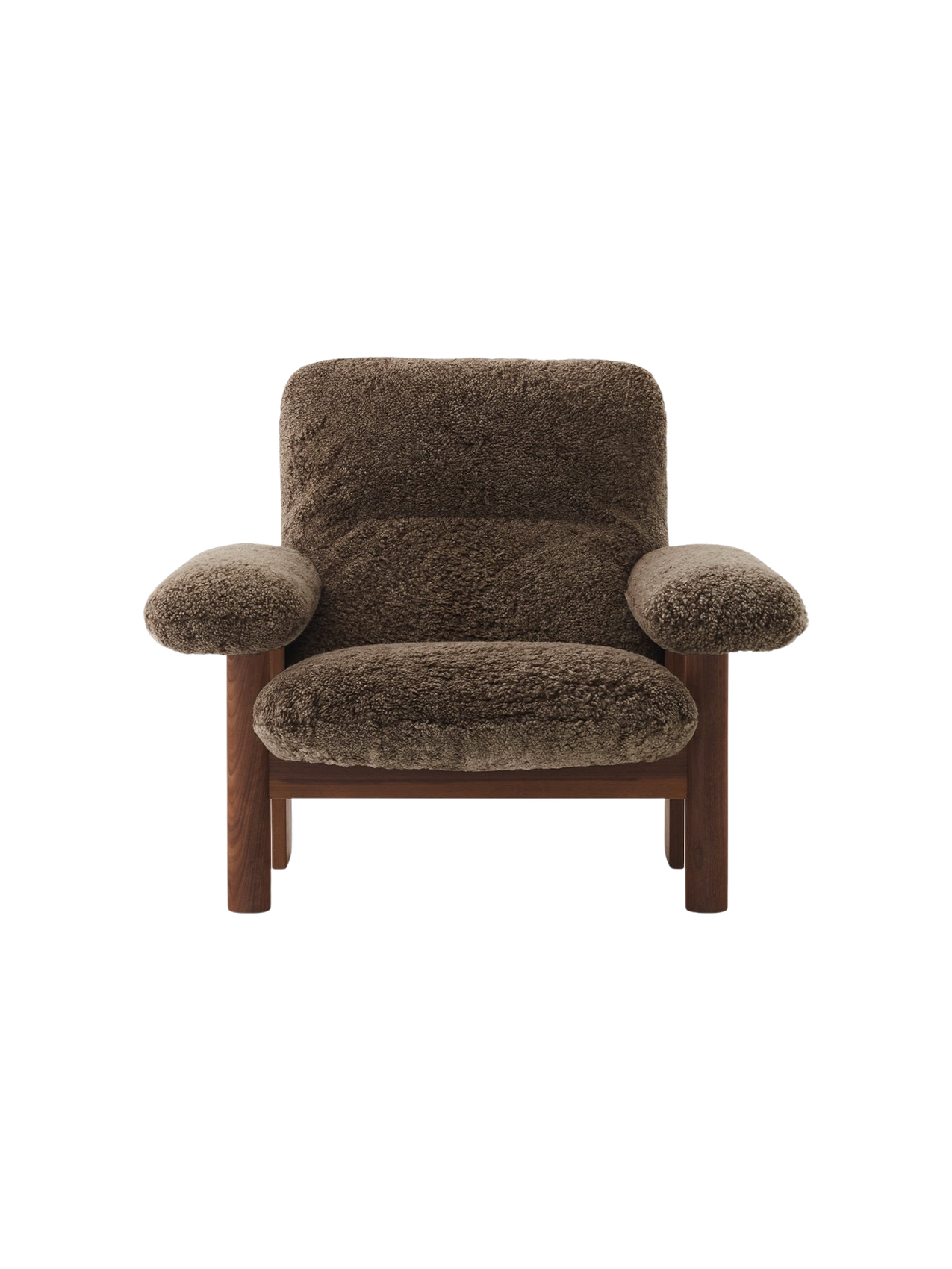 Brasilia Lounge Chair, High Back, Sheepskin