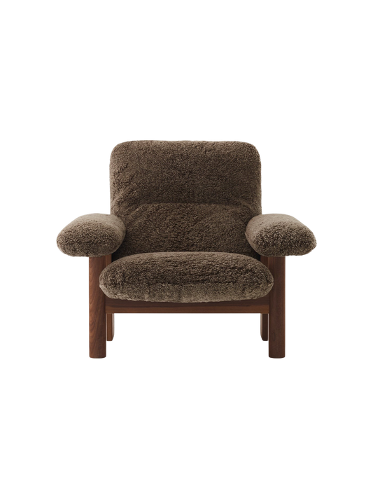 Brasilia Lounge Chair, High Back, Sheepskin