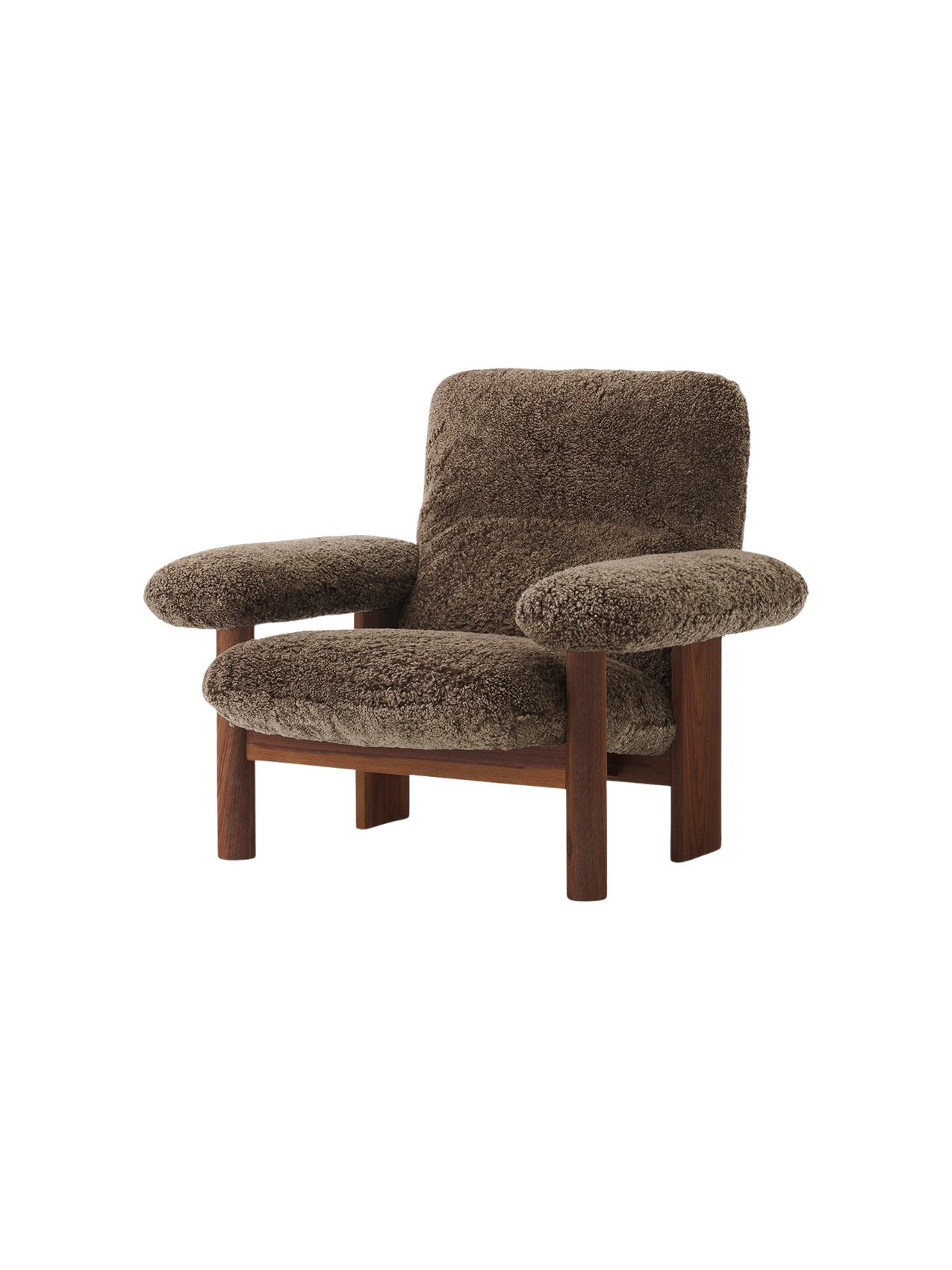 Brasilia Lounge Chair, High Back, Sheepskin