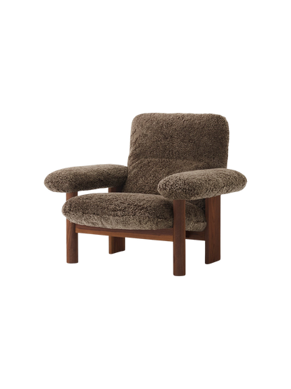 Brasilia Lounge Chair, High Back, Sheepskin