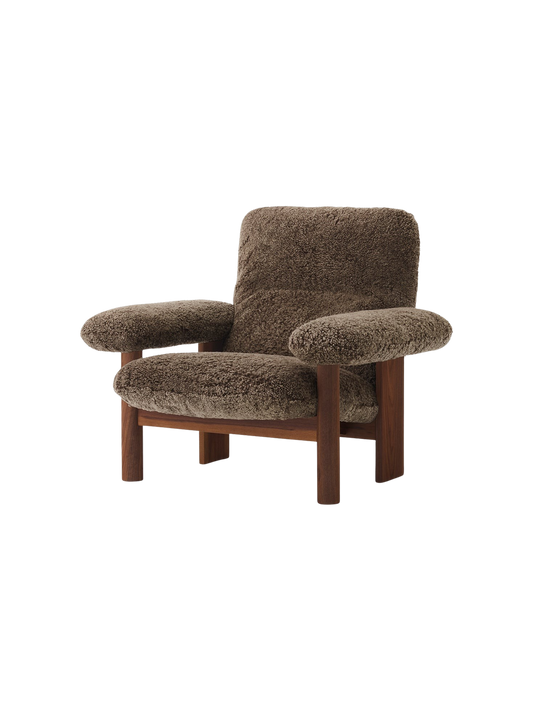 Brasilia Lounge Chair, High Back, Sheepskin