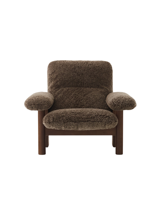 Brasilia Lounge Chair, High Back, Sheepskin