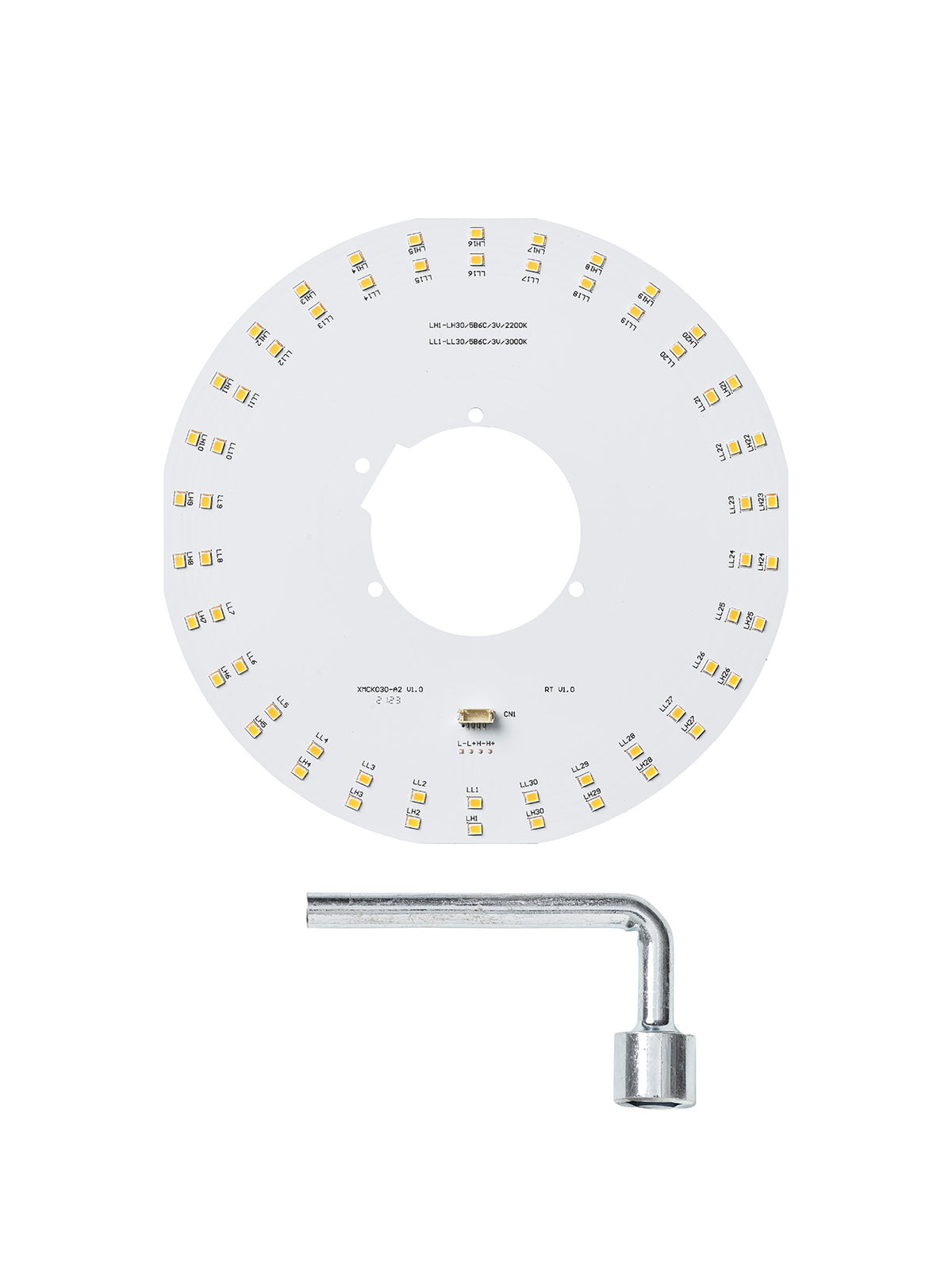 Reverse LED w. mounting tool