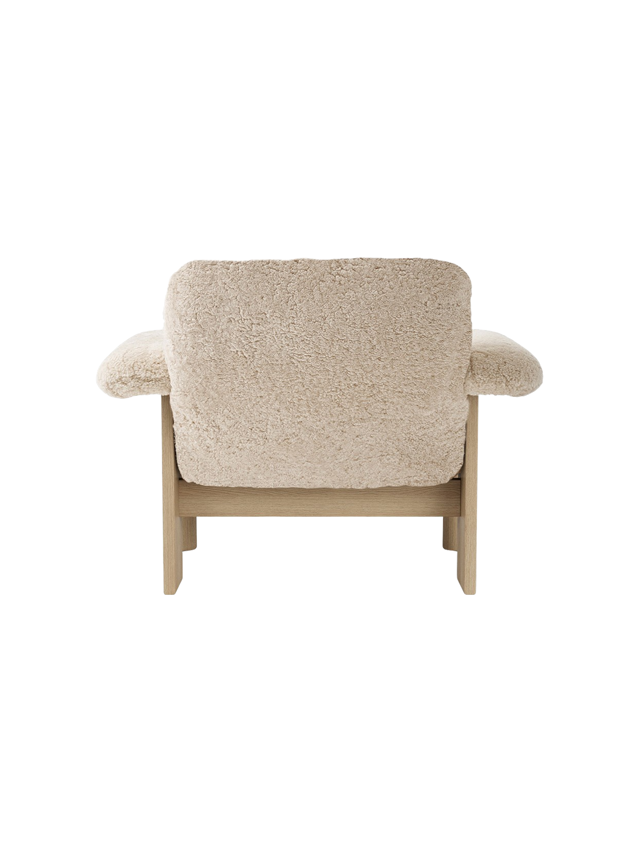 Brasilia Lounge Chair, Low Back, Sheepskin