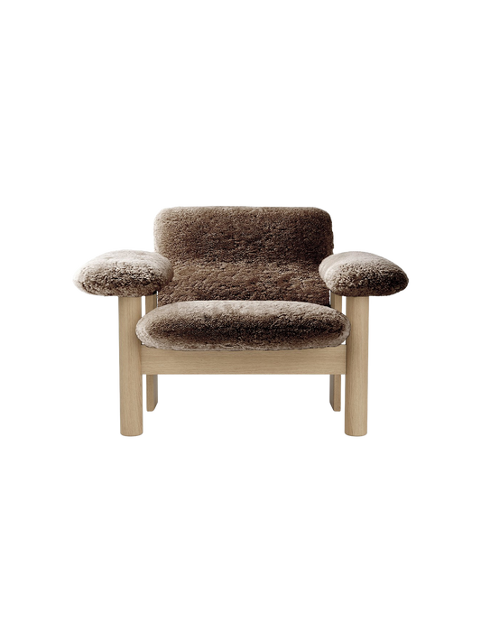 Brasilia Lounge Chair, Low Back, Sheepskin