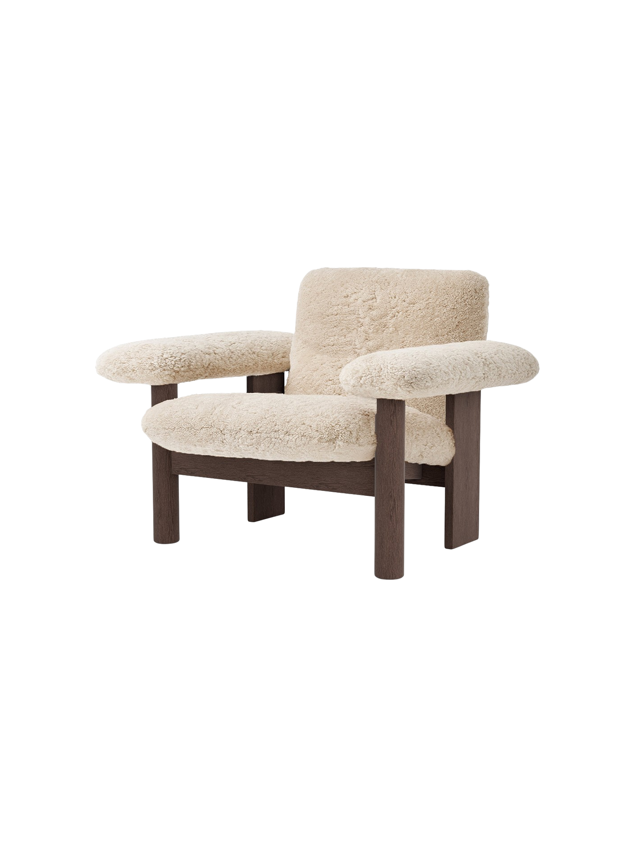 Brasilia Lounge Chair, Low Back, Sheepskin