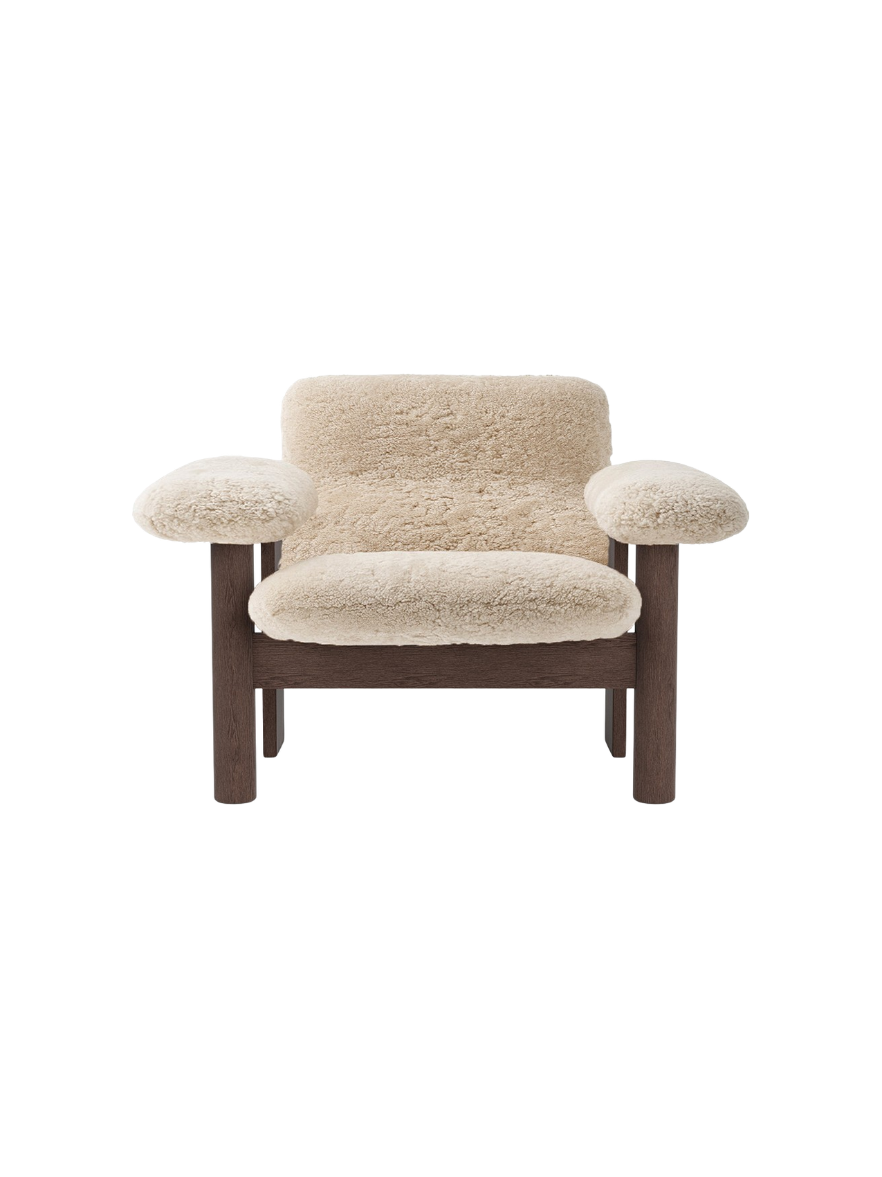 Brasilia Lounge Chair, Low Back, Sheepskin