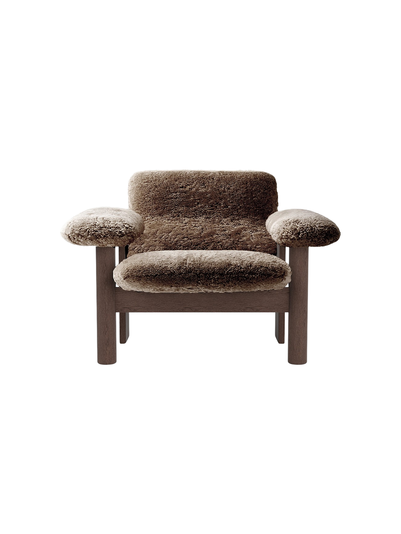 Brasilia Lounge Chair, Low Back, Sheepskin