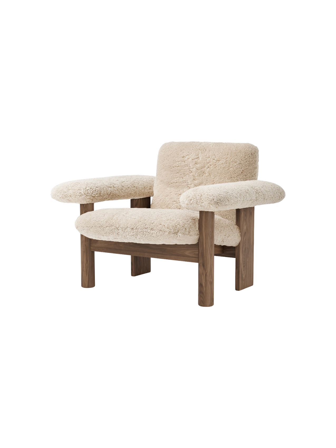 Brasilia Lounge Chair, Low Back, Sheepskin