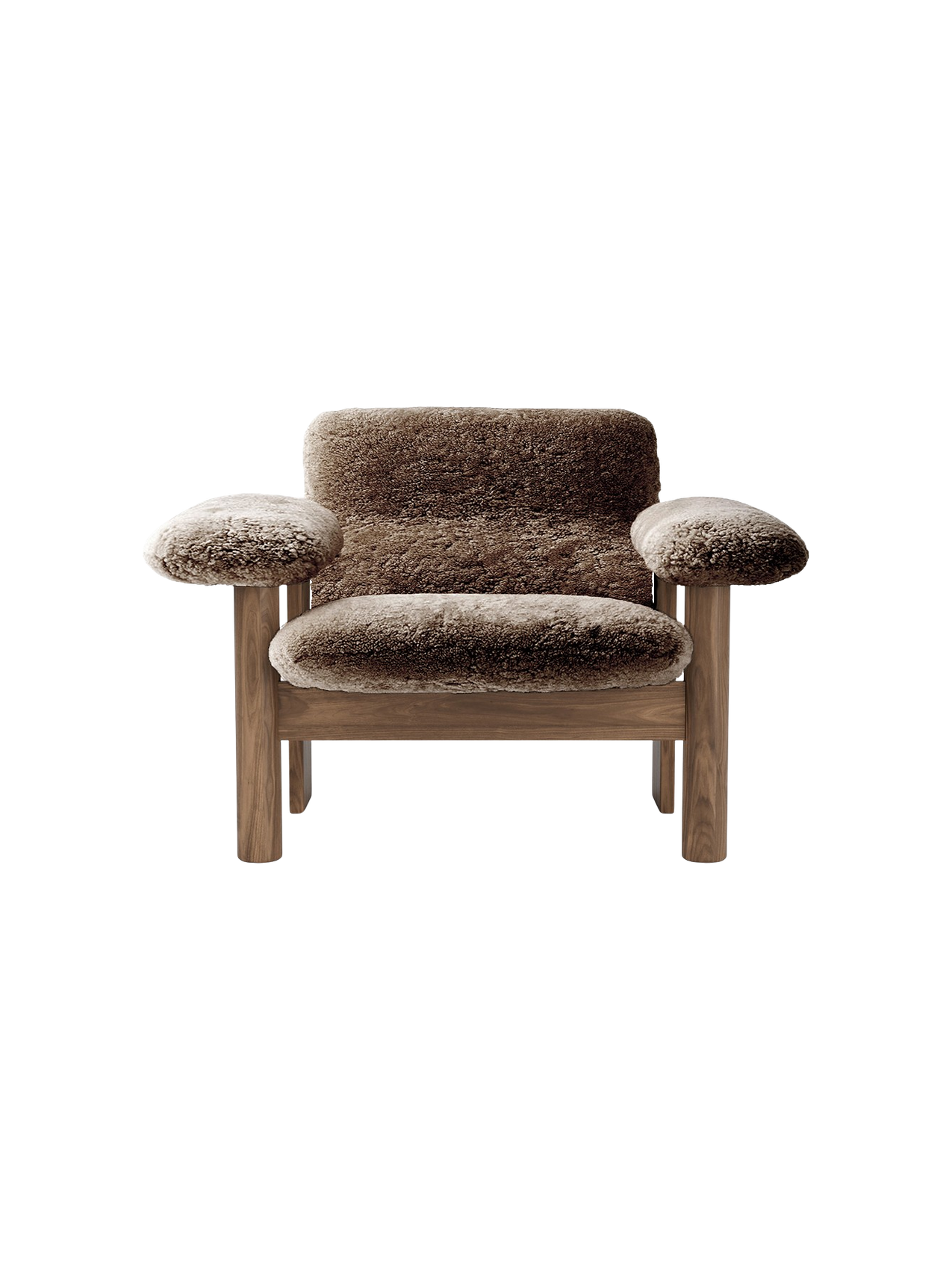 Brasilia Lounge Chair, Low Back, Sheepskin