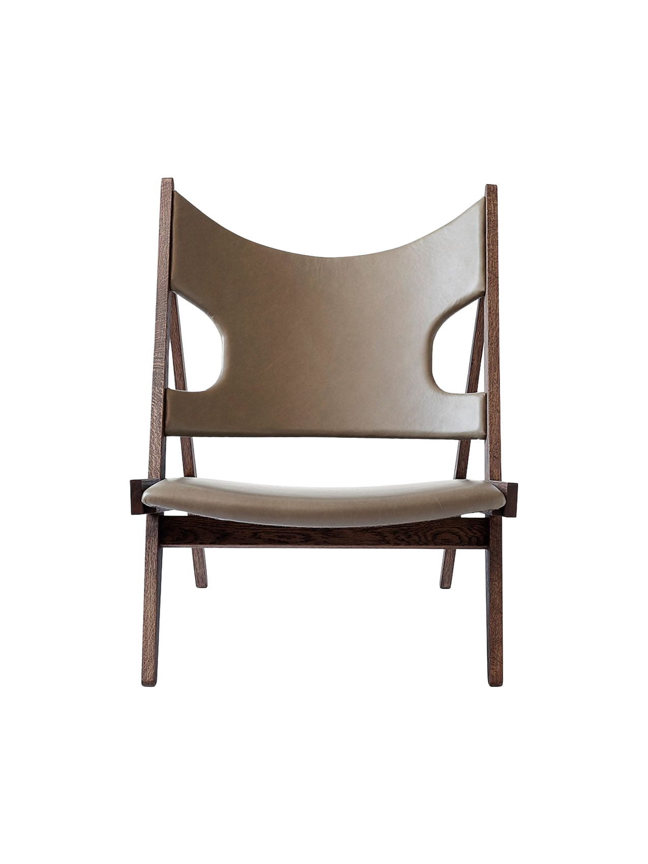 Knitting Lounge Chair, Leather
