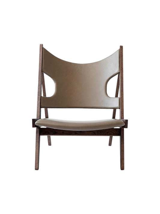 Knitting Lounge Chair, Leather