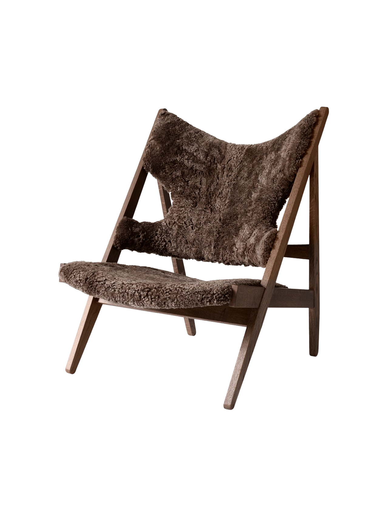 Knitting Lounge Chair, Sheepskin