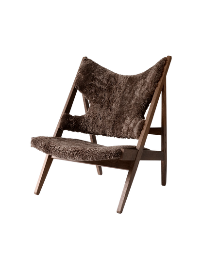 Knitting Lounge Chair, Sheepskin