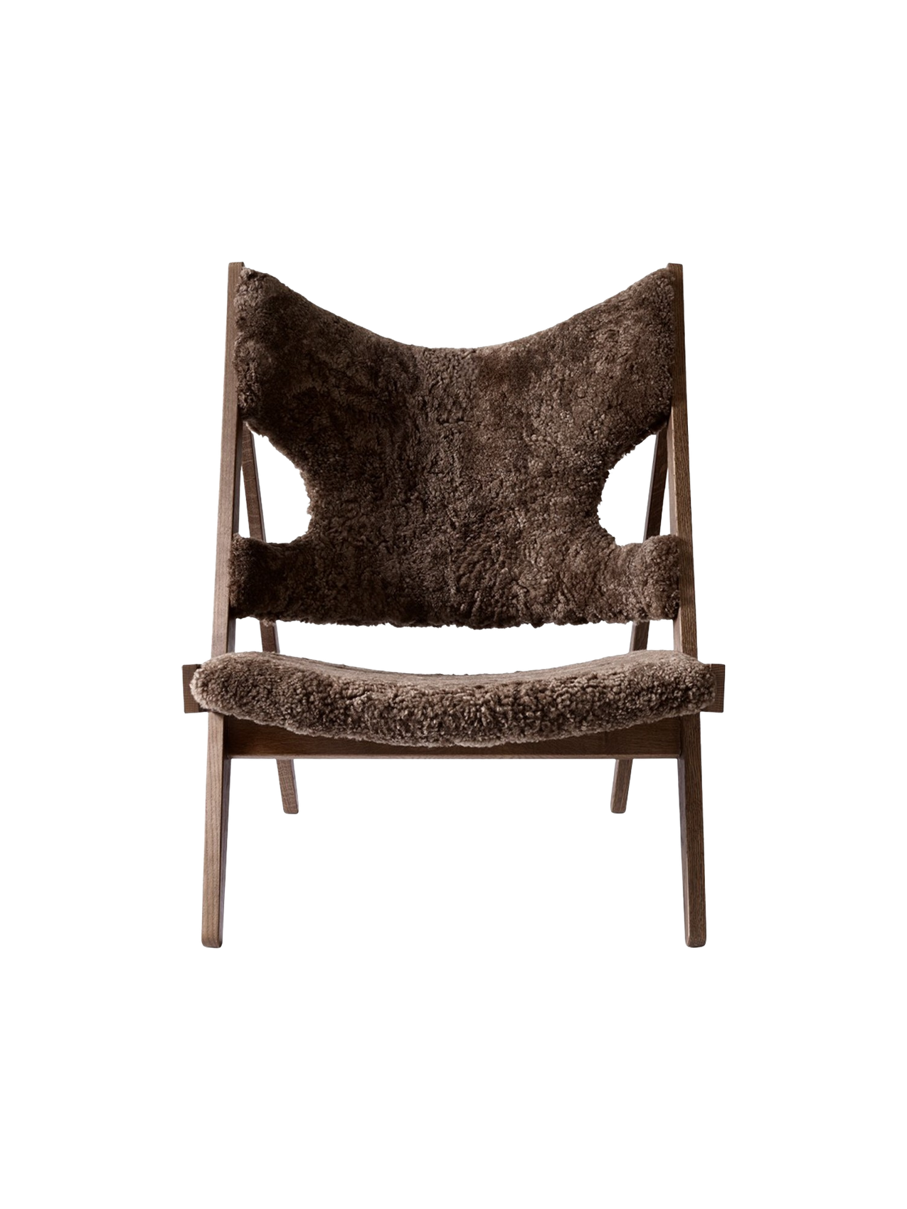 Knitting Lounge Chair, Sheepskin