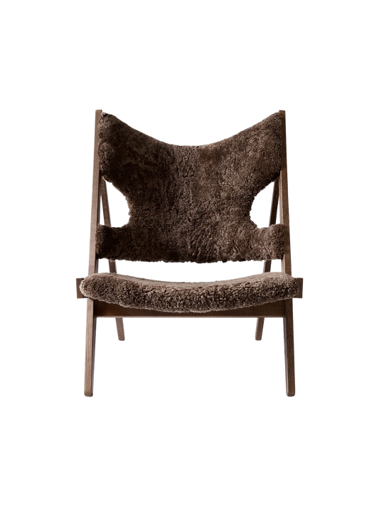 Knitting Lounge Chair, Sheepskin