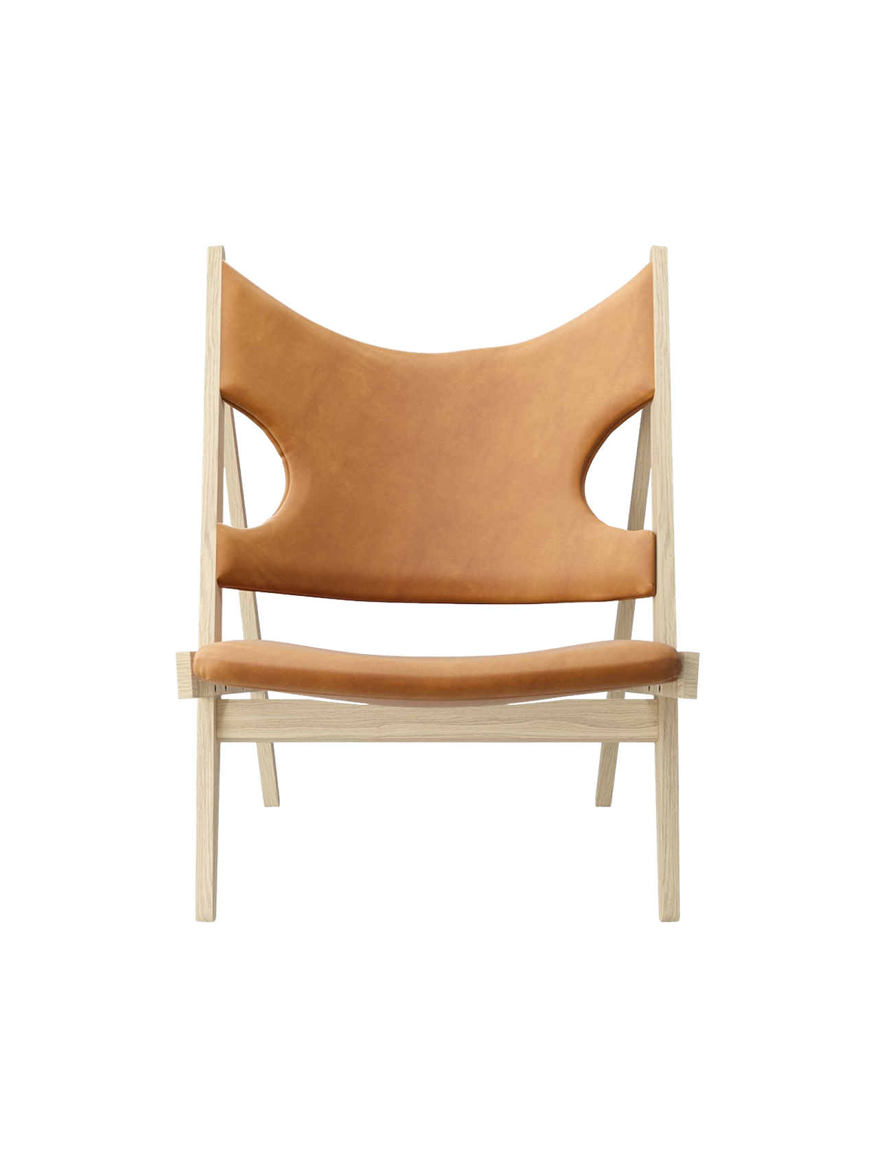 Knitting Lounge Chair, Leather