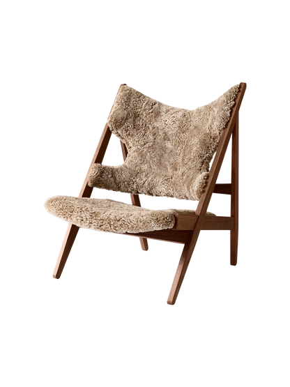 Knitting Lounge Chair, Sheepskin