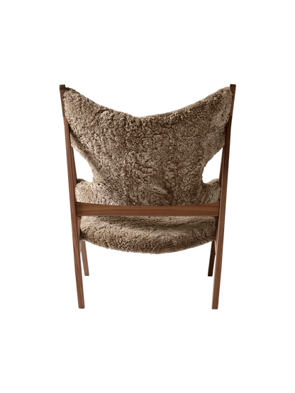 Knitting Lounge Chair, Sheepskin