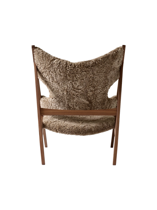 Knitting Lounge Chair, Sheepskin