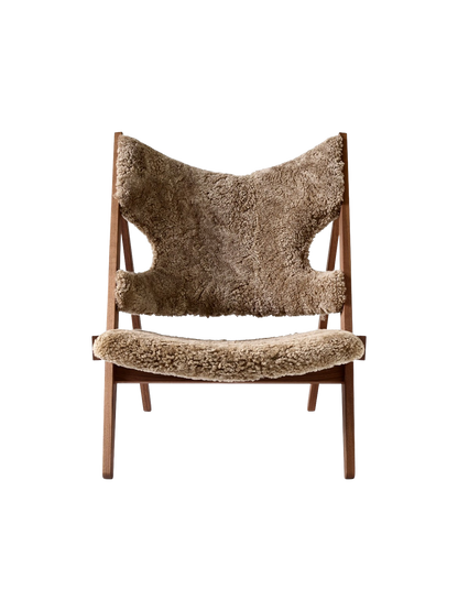 Knitting Lounge Chair, Sheepskin