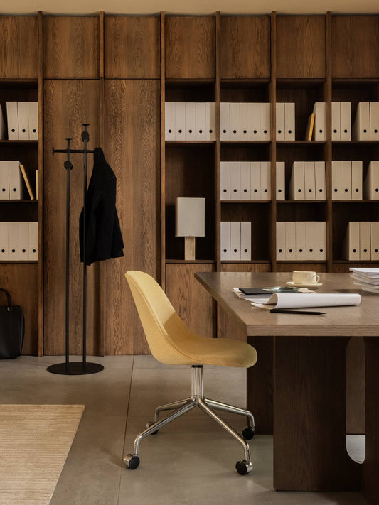 Harbour Side Dining Chair, Polished Aluminium Star Base w/Casters