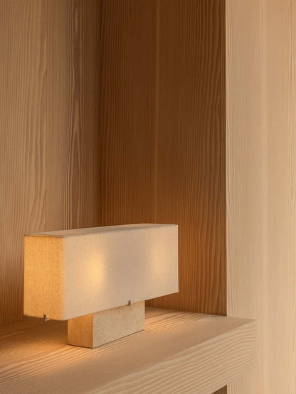 Nonna Table Lamp, Travertine