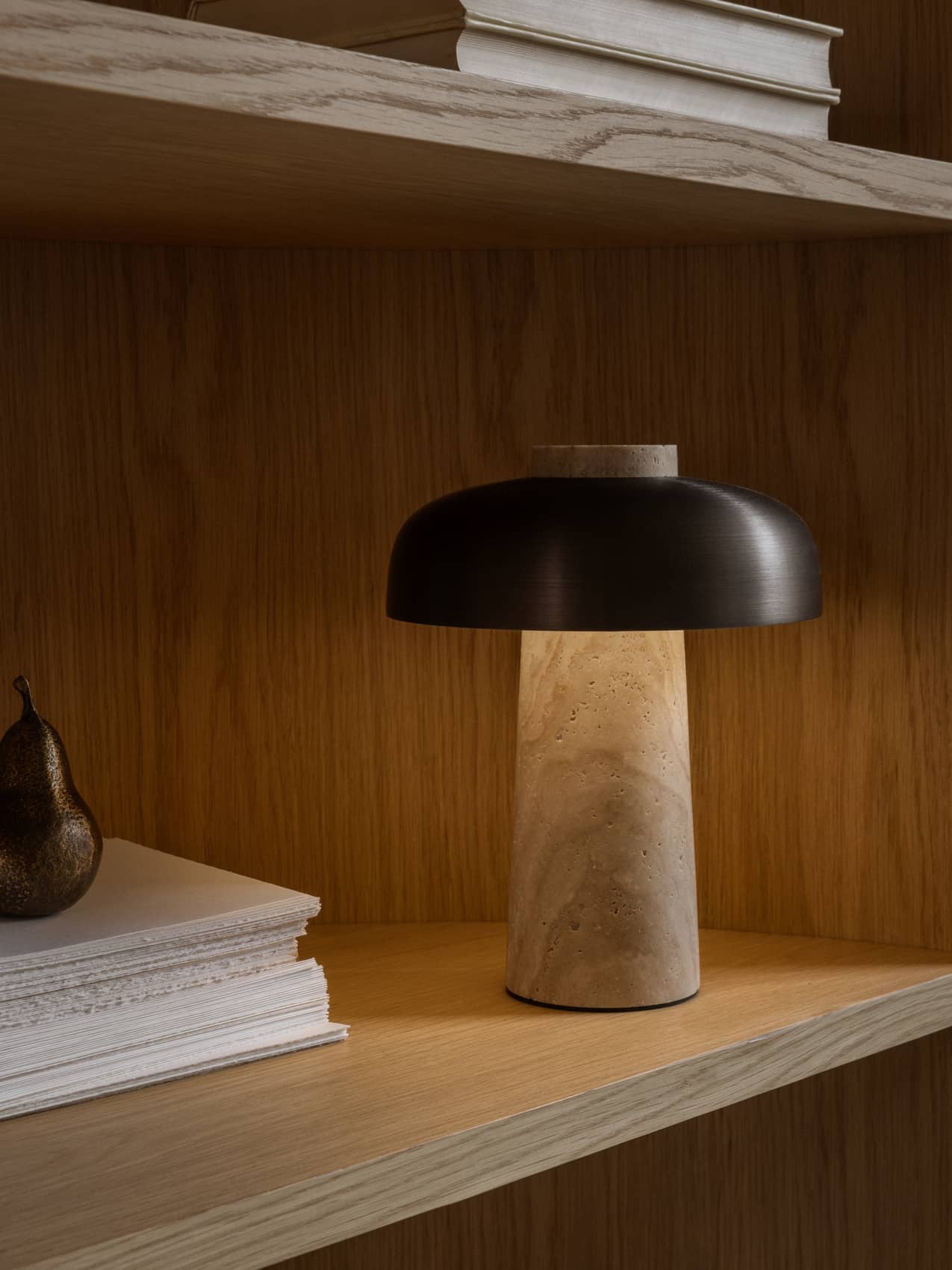 Reverse Table Lamp, Portable | Raw and elegant lamp by Audo