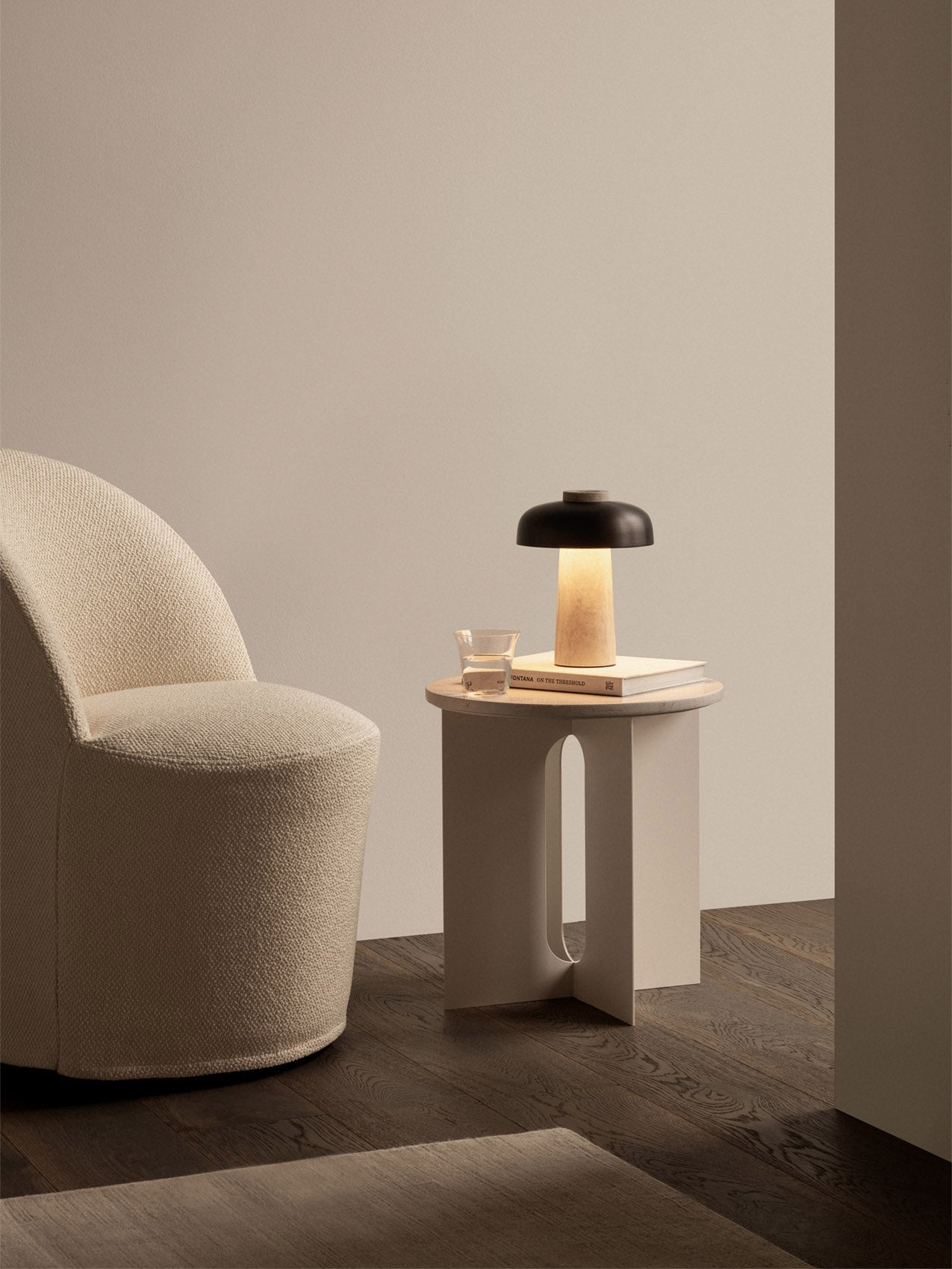 Reverse Table Lamp, Portable | Raw and elegant lamp by Audo Reverse Table Lamp, Portable | Raw and elegant lamp by Audo