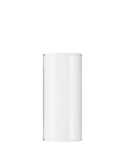 Front view of the LightIn Glass Tube, Large, a transparent, cylindrical spare part shown against a white background.