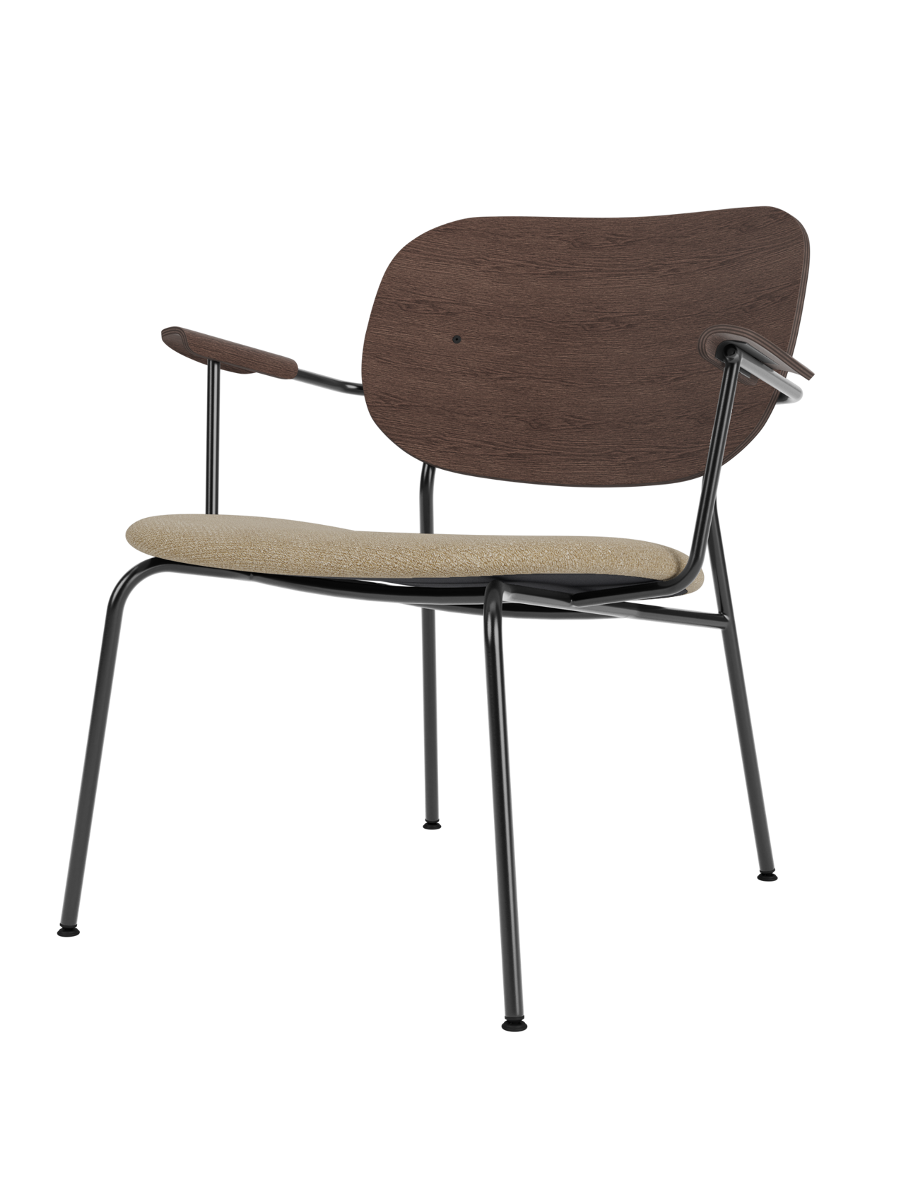 Co Lounge Chair, Seat upholstered