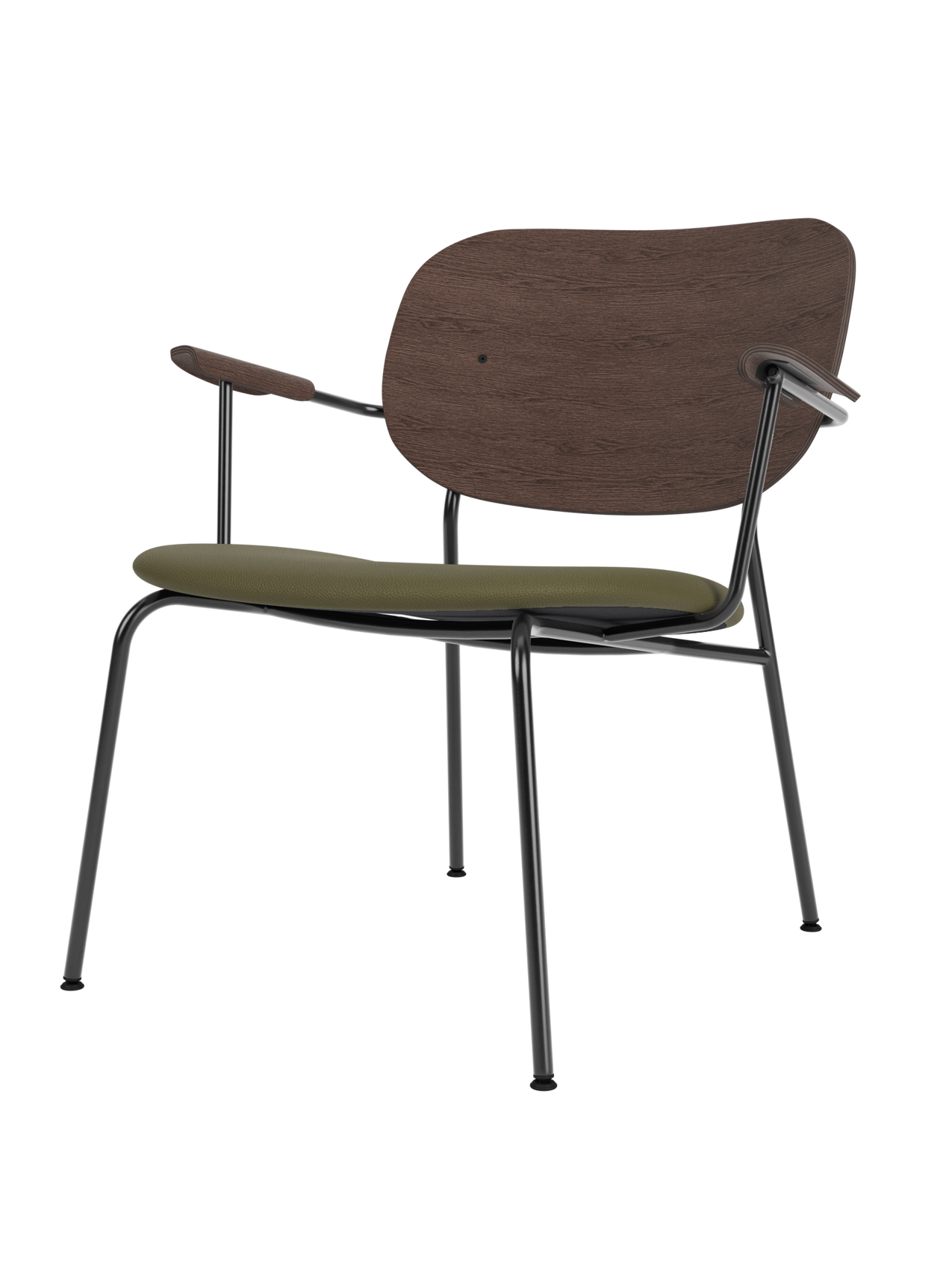 Co Lounge Chair, Seat upholstered