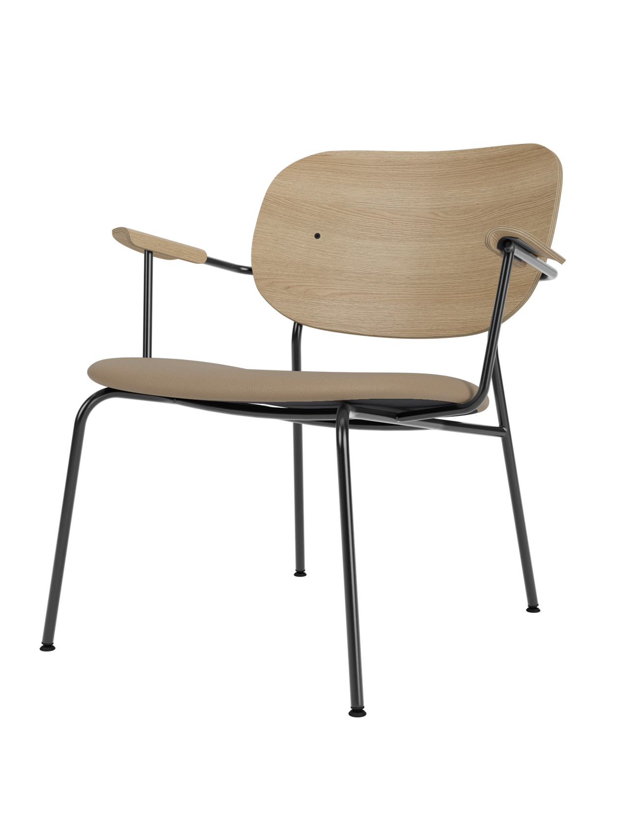 Co Lounge Chair, Seat upholstered