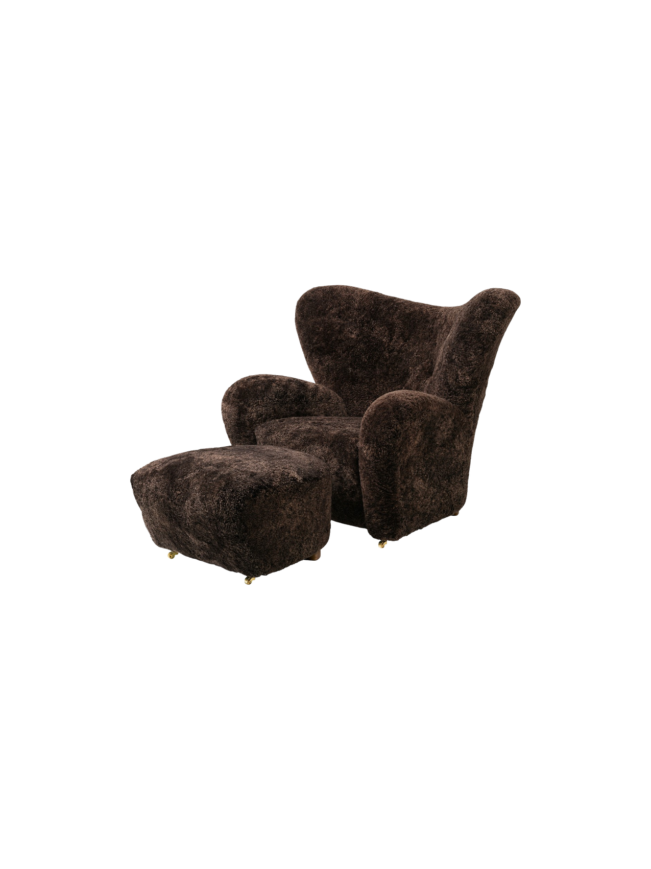 The Tired Man Ottoman, Sheepskin