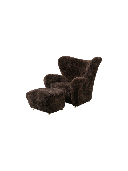 The Tired Man Ottoman, Sheepskin