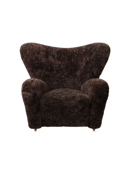 The Tired Man Lounge Chair, Sheepskin