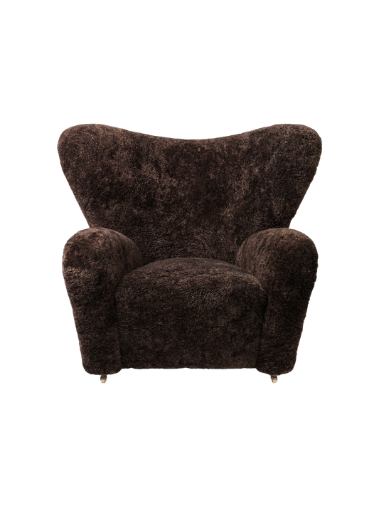The Tired Man Lounge Chair, Sheepskin